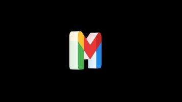 Editable 3D Google Mail Popup Overlay for Stock and Social Media Content video