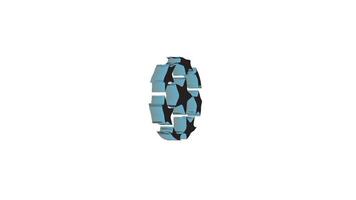 Editable 3D UEFA Logo Popup Overlay for Stock and Social Media Content video