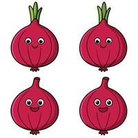 Find the difference between two onions vector