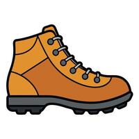 Hiking boot icon illustration design vector