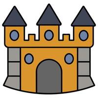 Castle icon illustration design vector