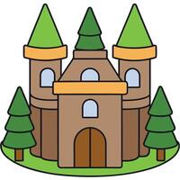 Castle clip art free download vector