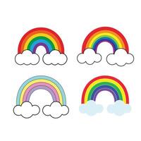 Collection of Rainbow Clipart, Rainbow illustration vector