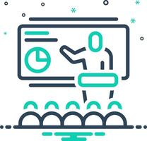 Mix icon for presenting vector