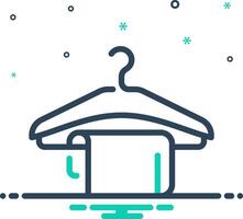 Mix icon for hanger vector