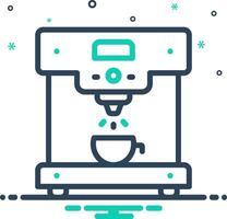 Mix icon for coffee machine vector