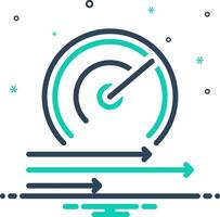 Mix icon for speed vector
