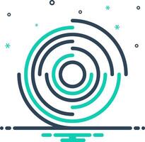 Mix icon for dynamic vector