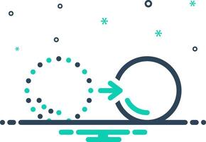 Mix icon for move vector