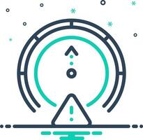 Mix icon for indicator vector