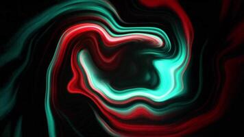 Abstract Smooth Animation Color Wavy. Concept Multicolor Liquid Pattern. Trendy Colorful Fluid Abstraction Flow. Wavy Reflection Surface Macro. Beautiful Colored Texture video