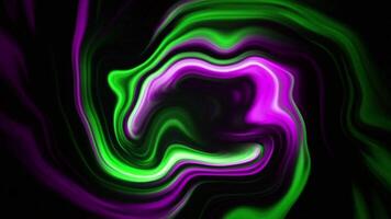 Abstract Smooth Animation Color Wavy. Concept Multicolor Liquid Pattern. Trendy Colorful Fluid Abstraction Flow. Wavy Reflection Surface Macro. Beautiful Colored Texture video