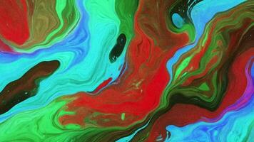Dynamic Liquid vibrant colors particles abstract paint movement background. swirling liquids, fluid particles, cell shading, soft lighting animation video