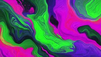 Dynamic Liquid vibrant colors particles abstract paint movement background. swirling liquids, fluid particles, cell shading, soft lighting animation video
