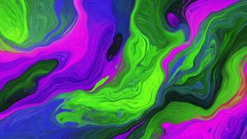 Dynamic Liquid vibrant colors particles abstract paint movement background. swirling liquids, fluid particles, cell shading, soft lighting animation video
