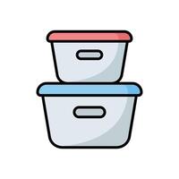 box container icon design template simple and clean vector