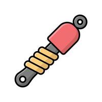 shock breaker icon design template simple and clean vector