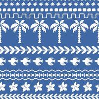 Palm Trees Stripe Pattern vector