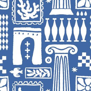 resumen azul columna modelo vector