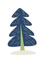 Christmas Tree Simple Design vector