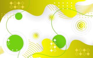 Green liquid abstract background vector