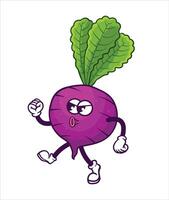 beetroot groovy style vector