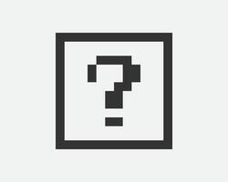 Large question mark. Searching for answer. illustration. vector