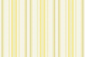 Quiet seamless stripe pattern, structure texture textile background. Mexican fabric lines vertical in linen and yellow colors. vector