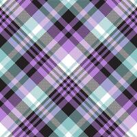 Blue tartan plaid baby color seamless pattern. illustration. Flat design. EPS10. vector