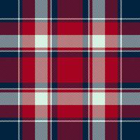 Grand textile texture, foot pattern fabric tartan. Hippy background plaid seamless check in red and dark colors. vector