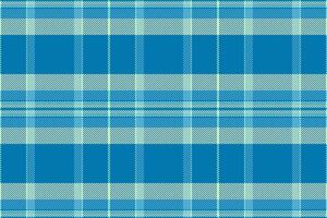 Ornate plaid fabric background, latin check texture seamless. Birthday card pattern textile tartan in cyan and light colors. vector