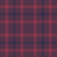 Furniture background textile fabric, tee seamless texture. Frame check plaid tartan pattern in pink and red colors. vector
