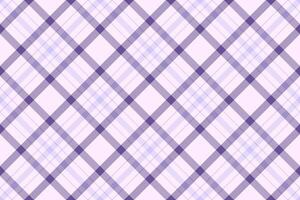 Rural background fabric tartan, random seamless texture textile. American plaid check pattern in white and indigo colors. vector