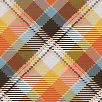Seamless pattern of scottish tartan plaid. Repeatable background with check fabric texture. backdrop striped textile print. vector