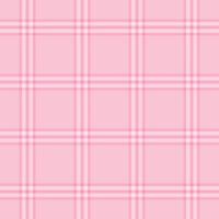 School texture textile plaid, korean background check fabric. Birthday tartan seamless pattern in light and red colors. vector