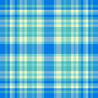 Group tartan plaid seamless, colorful pattern texture fabric. Graphic background check textile in teal and cyan colors. vector