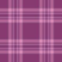 Spring fabric plaid pattern, japan tartan textile background. Painting texture seamless check in pink color. vector