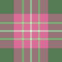 Faded background tartan plaid, tidy check fabric pattern. 2024 seamless texture textile in pastel and green colors. vector
