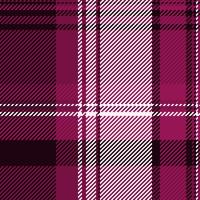 Website fabric check textile, package background texture seamless. Premium pattern plaid tartan in pink and black colors. vector