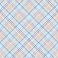Plaid seamless pattern. background of textile ornament. Flat fabric design. vector