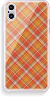 Smartphone cover design mockup. Template geometric pattern for mobile phone back part. Flat design. vector