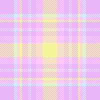 Vichy seamless textile, cute pattern plaid fabric. Folded texture tartan check background in light and lime colors. vector