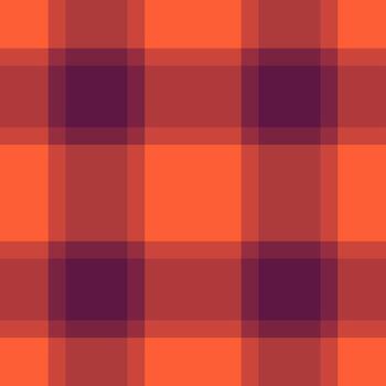 aislamiento modelo antecedentes textura, día sin costura tela. estructura tartán tartán cheque textil en rojo y rosado colores. vector