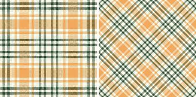 Background textile of pattern seamless fabric with a texture check tartan plaid. Set in favorite colors for symmetry tissue designs in fashion. vector