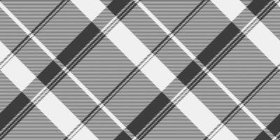 Package check texture plaid, colourful tartan textile background. Majestic seamless pattern fabric in white and grey colors. vector