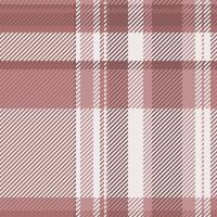 Funky tartan plaid texture, kid fabric background . Backdrop pattern textile check seamless in red and white colors. vector
