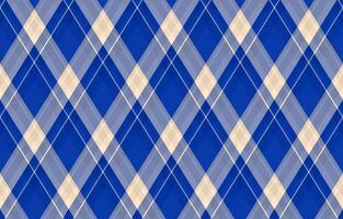Argyle pattern of geometric rhombus. Harlequin check wallpaper design. Classic diamond shaped textile material for web background, print fabric clothing, sweater, wrapping paper, gift card, invitation vector