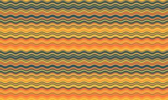 Abstract background with wavy stripes in vibrant colors, creating a rippled, liquid effect. Smooth curves and textured lines add elegance, vitality, and creativity. Ideal for wallpaper or textile. vector