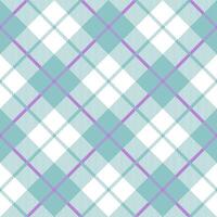 Blue tartan plaid baby color seamless pattern. illustration. Flat design. EPS10. vector