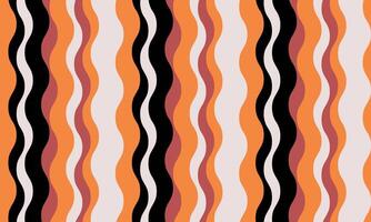 vertical striped design with flowing curves and textured waves. Artistic colors blend with simplicity and creativity, adding elegance to posters, textiles, or graphic prints with vibrant paint. vector